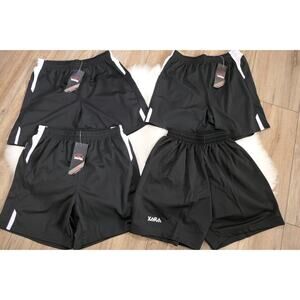 NWT Xara Polyester Continental Youth Boys Large Soccer Shorts (LOT OF 4 PAIR!)
